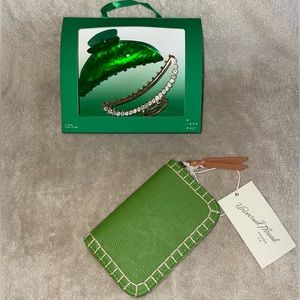Bundle of wallet and hair clips